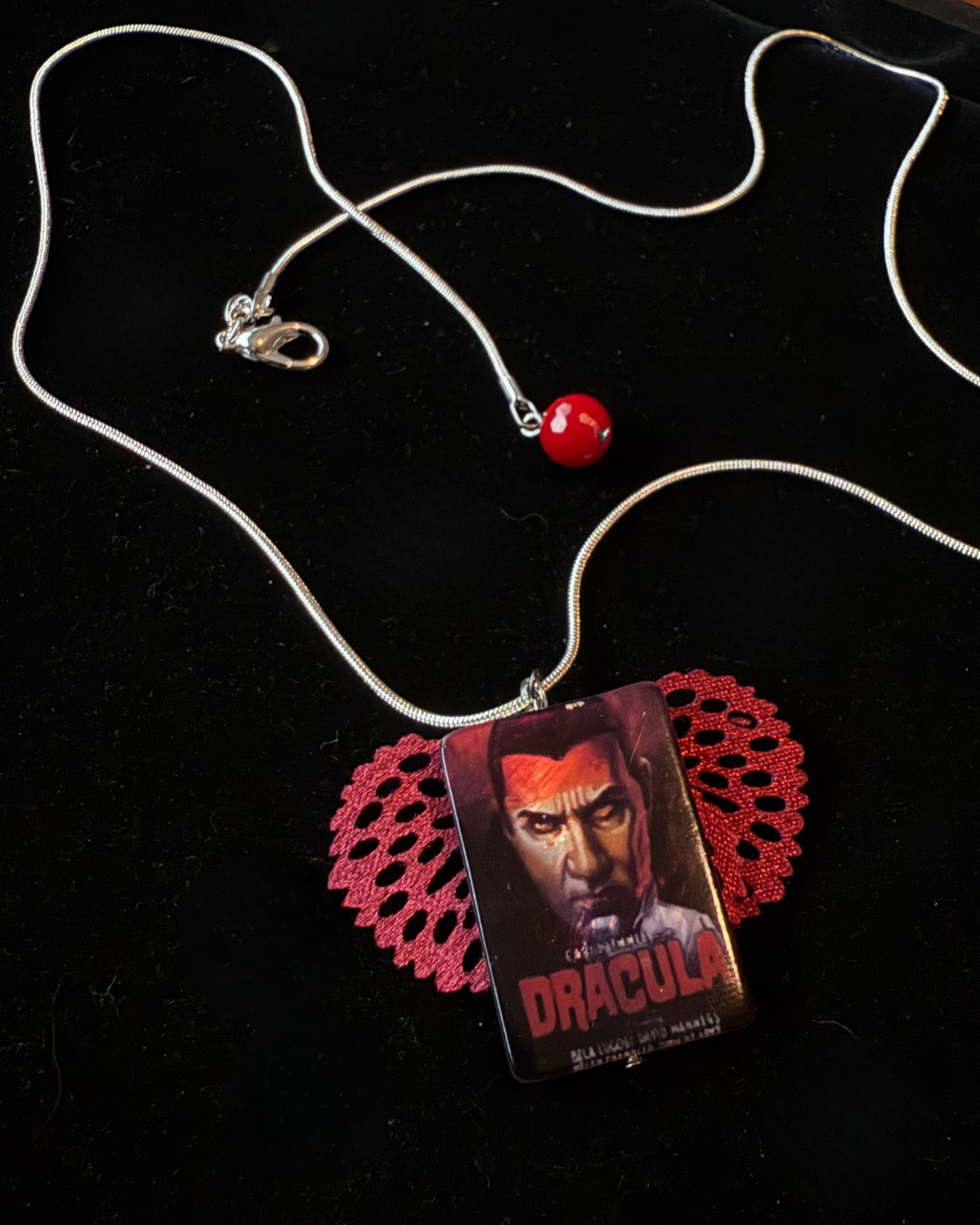 Dracula Movie Poster necklace